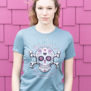 Gina's Mexican Cafe Women's Tee-Shirt Athletic Heather Front